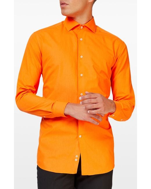 Opposuits Orange The Button-Up Shirt for men
