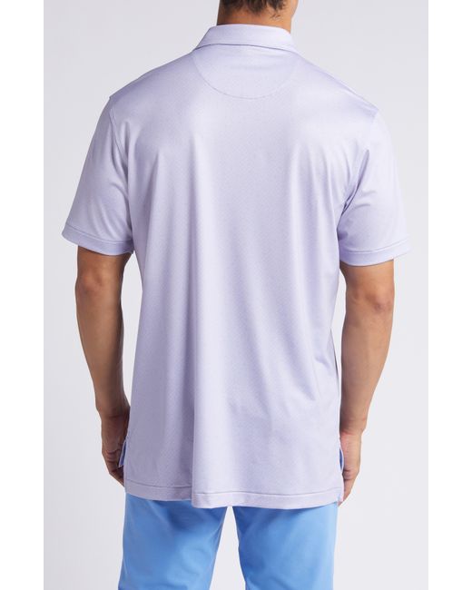 Peter Millar White Soriano Performance Jersey Polo for men