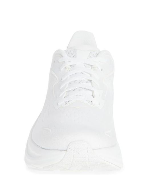 Hoka One One White Clifton 10 Running Shoe