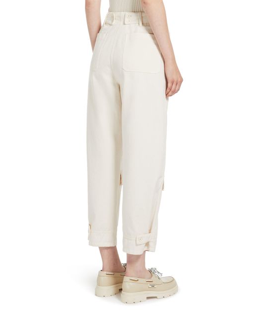 Weekend by Maxmara Natural Worker Crop Pants