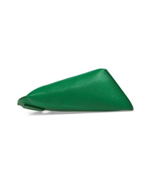 Alexander McQueen Green T-Bar Leather Sling Bag