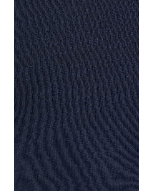 Rag & Bone Blue Classic Short Sleeve Henley for men