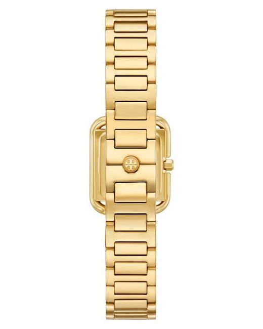 Tory Burch Metallic The Small Kira Crystal Bezel Bracelet Watch, 18Mm X 18Mm