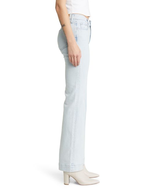 7 For All Mankind Blue Dojo Tailorless Flare Jeans