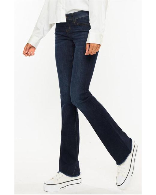 Kancan Blue Anne Low Rise Bootcut Jeans