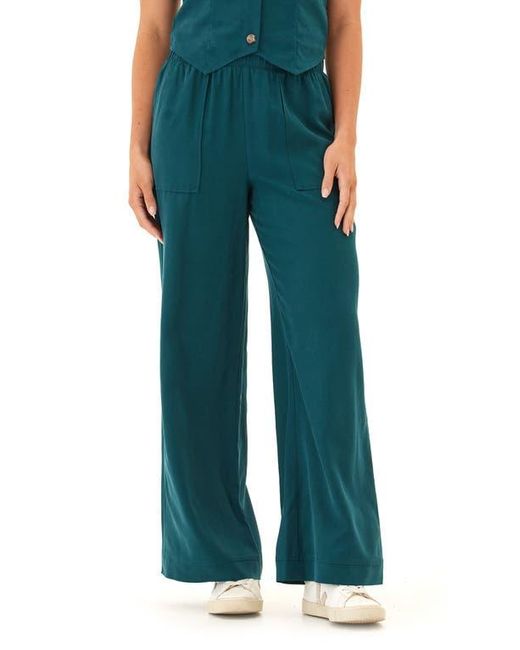 Threads For Thought Green Izzy Breez Wide Leg Pants