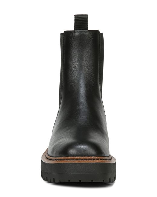 Sam Edelman Black Laguna Waterproof Lug Sole Chelsea Boot - Wide Width Available