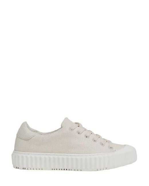 Celtic & Co. Gray Lace Up Recyc Canvas Low Top Sneakers