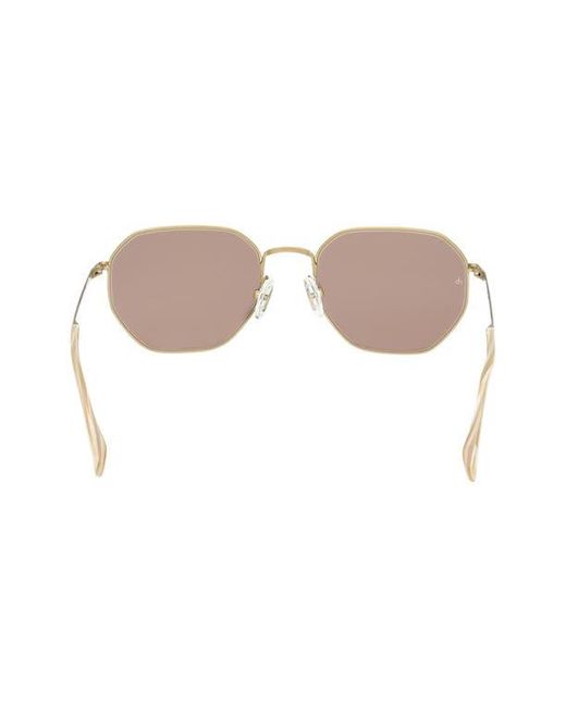 Rag & Bone Pink 53Mm Geometric Sunglasses