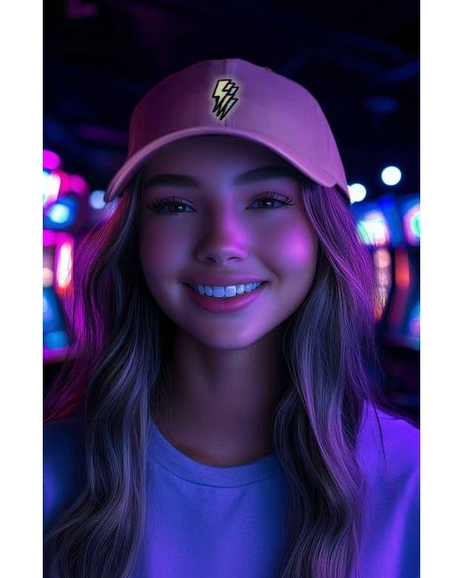 Alix Pink Lightning Cap for men