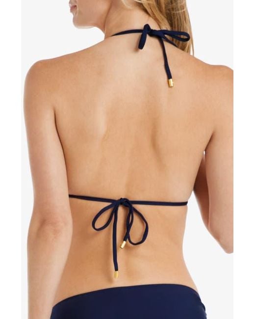 Helen Jon Blue String Bikini Top