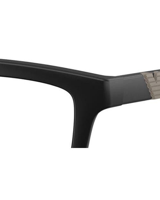 Emporio Armani Multicolor 56Mm Rectangle Optical Glasses for men