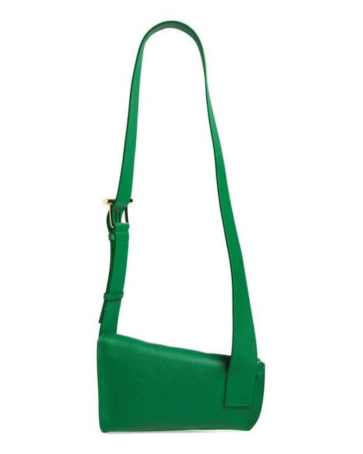 Alexander McQueen Green T-Bar Leather Sling Bag