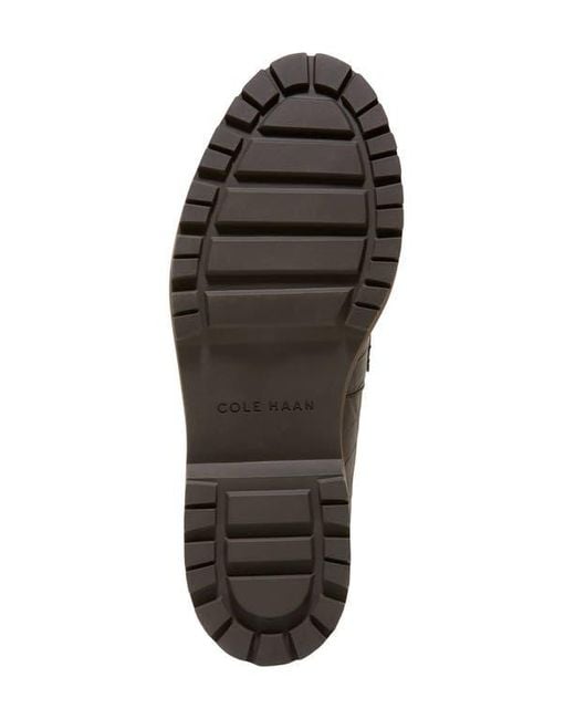 Cole Haan Brown Treena Lug Penny Loafer