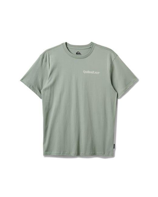 Quiksilver Green El Naturel Cotton Graphic T-Shirt for men