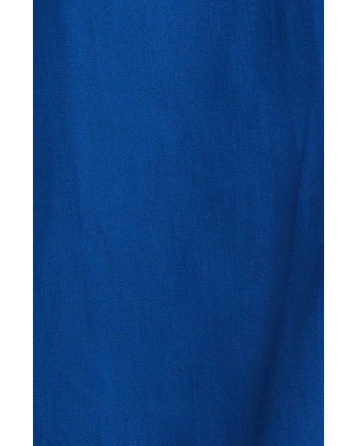 Carhartt Blue Delray Cotton & Lyocell Camp Shirt for men