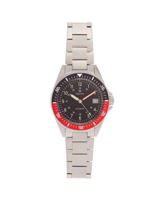 Heritor Multicolor Calder Bracelet Watch W/Date for men