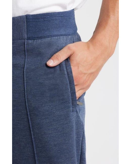 Bugatchi Blue Soft Touch Pintuck Knit Pants for men