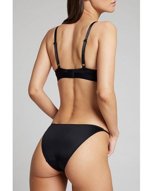 Negative Underwear Black Glacé String Bikini