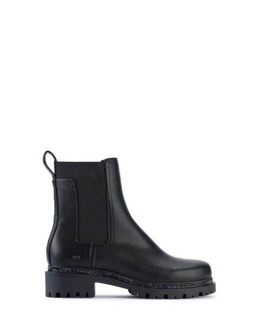 DKNY Black Rick Platform Chelsea Boot