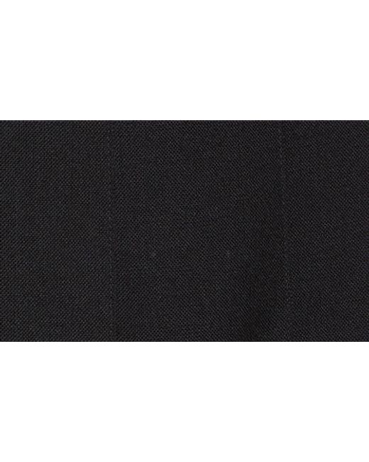 Thom Browne Black Drop Back Pleated Wool Miniskirt