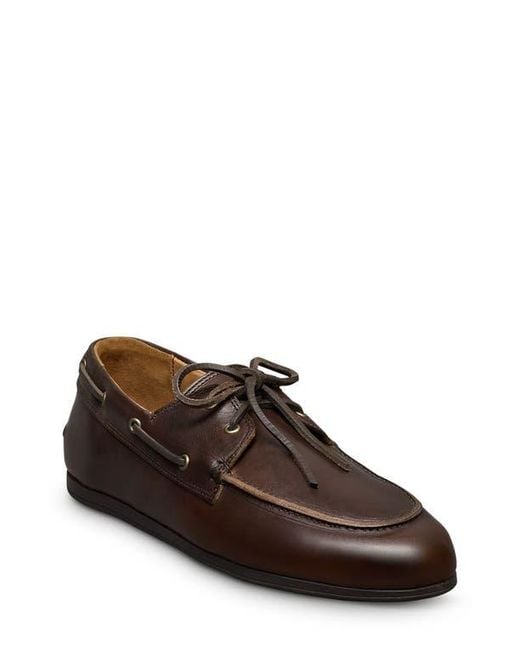 Allen Edmonds Brown Suede Boat Shoe Loafers with Black Laces Allen Edmonds Eastport Men 11.5B Brown Leather Lace Up  main image 4