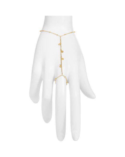 Hand Under Chain VIDAKUSH Disc Hand Chain in White | Lyst