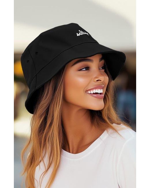 Alix Black Salty Bucket Hat
