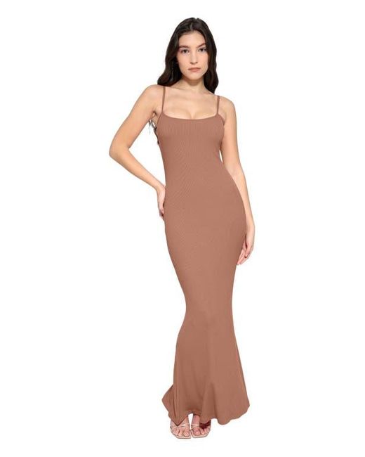 dress satin lace The Cristy Satin and Lace Fitted Gown Light Blue / 10