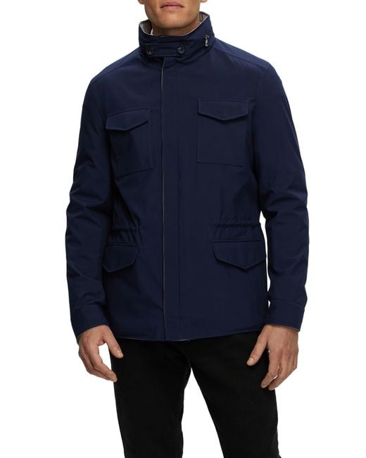 Gorski Blue Lightweight Reversible Jacket for men