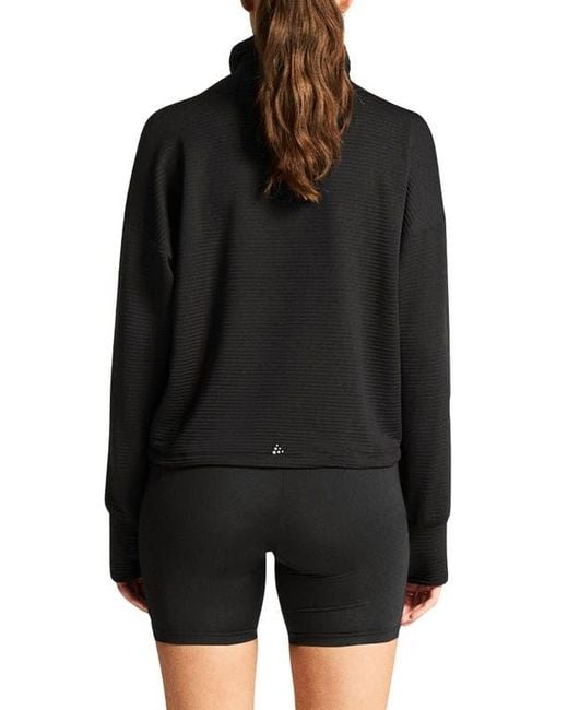 C.r.a.f.t Black Subz Turtleneck Jersey Sweatshirt
