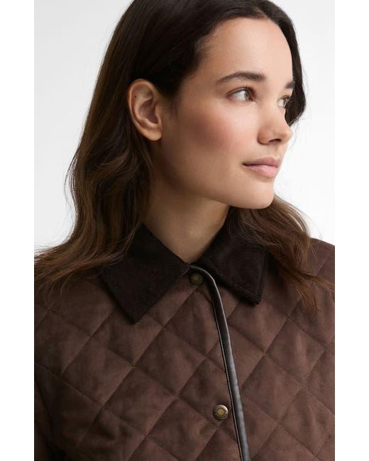 Barbour Brown Sonya Quilted Jacket