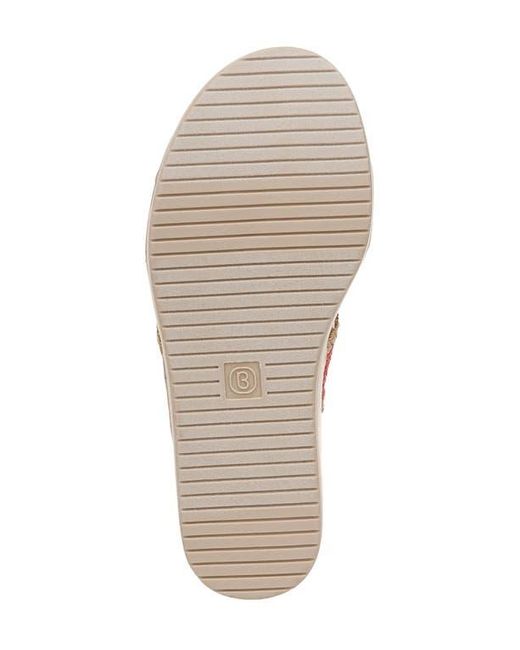 Bzees Red Resort Wedge Sandal