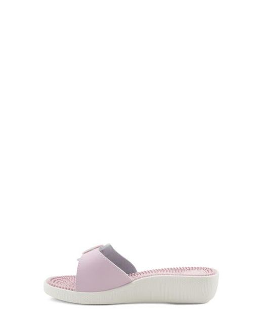 Flexus by Spring Step Pink Sabala Slide Sandal