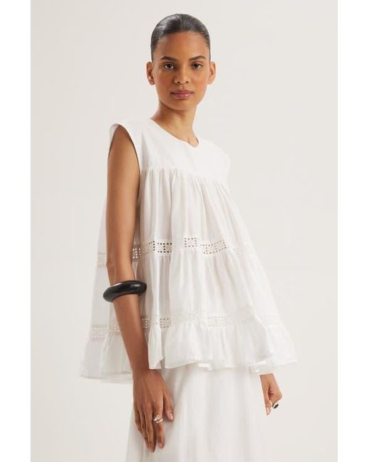 Merlette White Quai Top