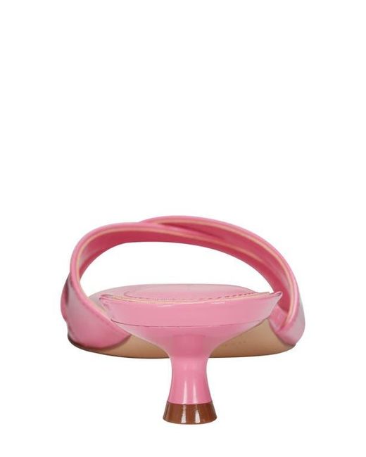 Marc Fisher Pink Tracey Kitten Heel Slide Sandal