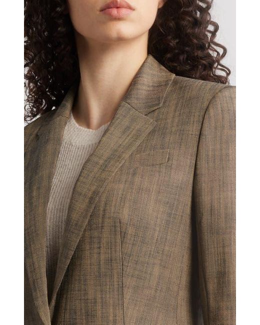 Boss Brown Jia One-Button Blazer