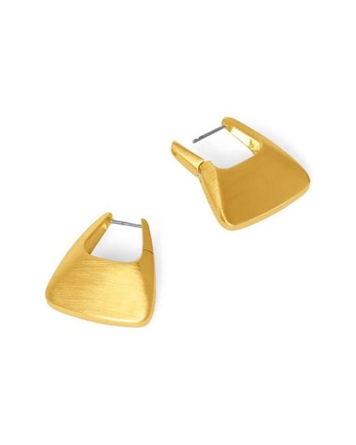 Dean Davidson Metallic Oslo Hinge Square Hoop Earrings