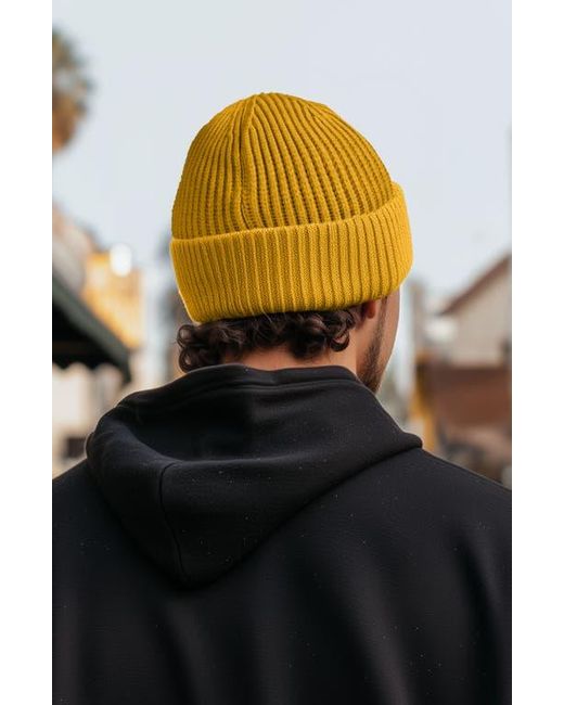 Alix Yellow Astronaut Watch Cap for men
