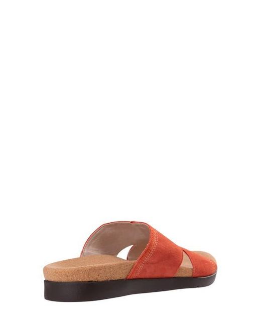 Revitalign Brown Palmetto Slide Sandal