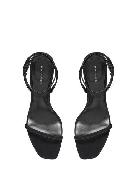 Tory Burch Black Pavé Heel Sandal