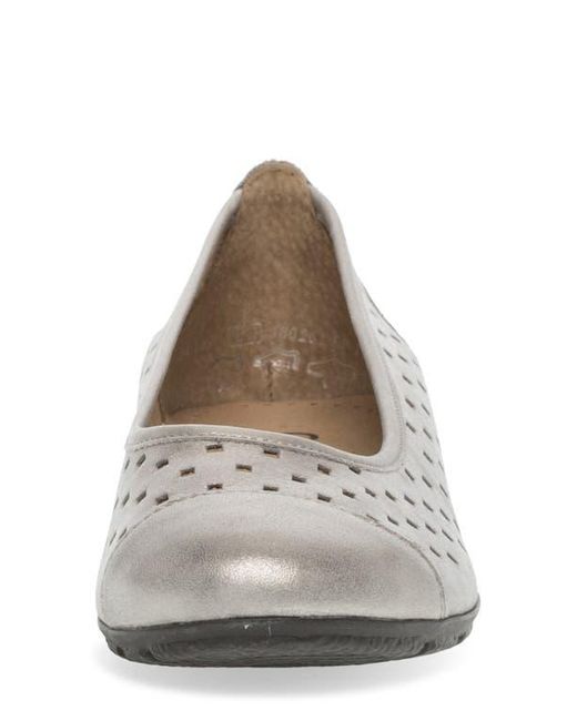 Gabor White 44.169 Ballet Flat