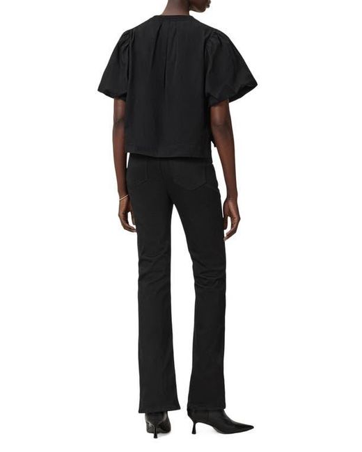 AllSaints Black Haldan Slim Bootcut Jeans