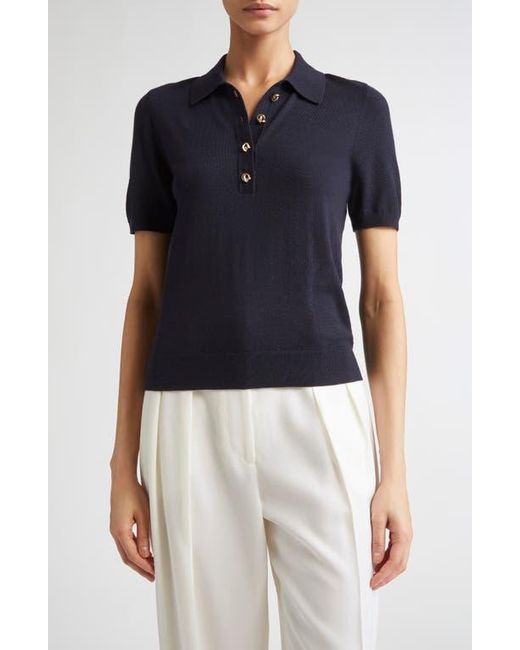 Altuzarra Blue Nemo Merino Wool Blend Cardigan