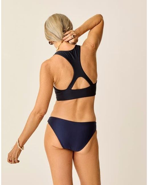 Carve Designs Women's Blue Sanitas 2.0 Compression Bottom bikinis