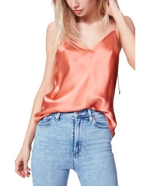 PAIGE Blue Cicely Silk Camisole