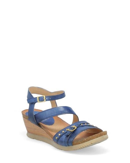 Miz Mooz Blue Sophee Wedge Sandal