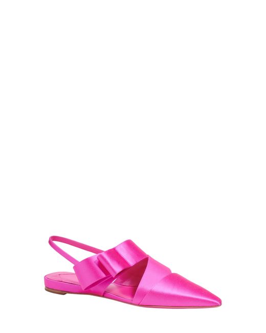 Kate Spade Pink Bianca Pointed Toe Slingback Flat