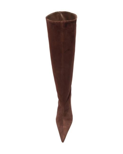 SCHUTZ SHOES Brown Ellen Up Pointed Toe Boot