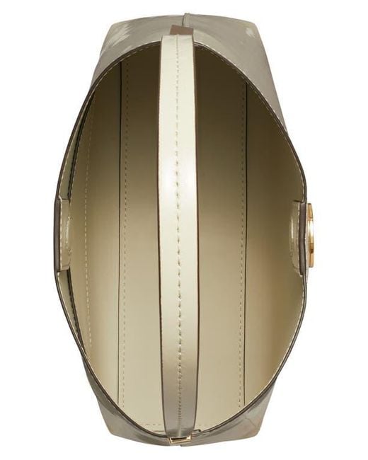 Tory Burch Natural Robinson Spazzolato Leather Hobo Bag